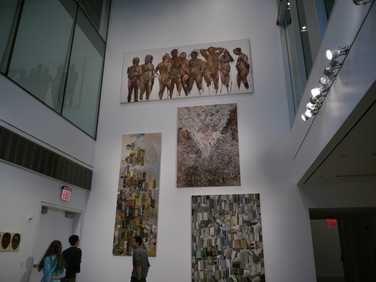 This is a photo taken of my senior thesis art installation at the Cooper Gallery.